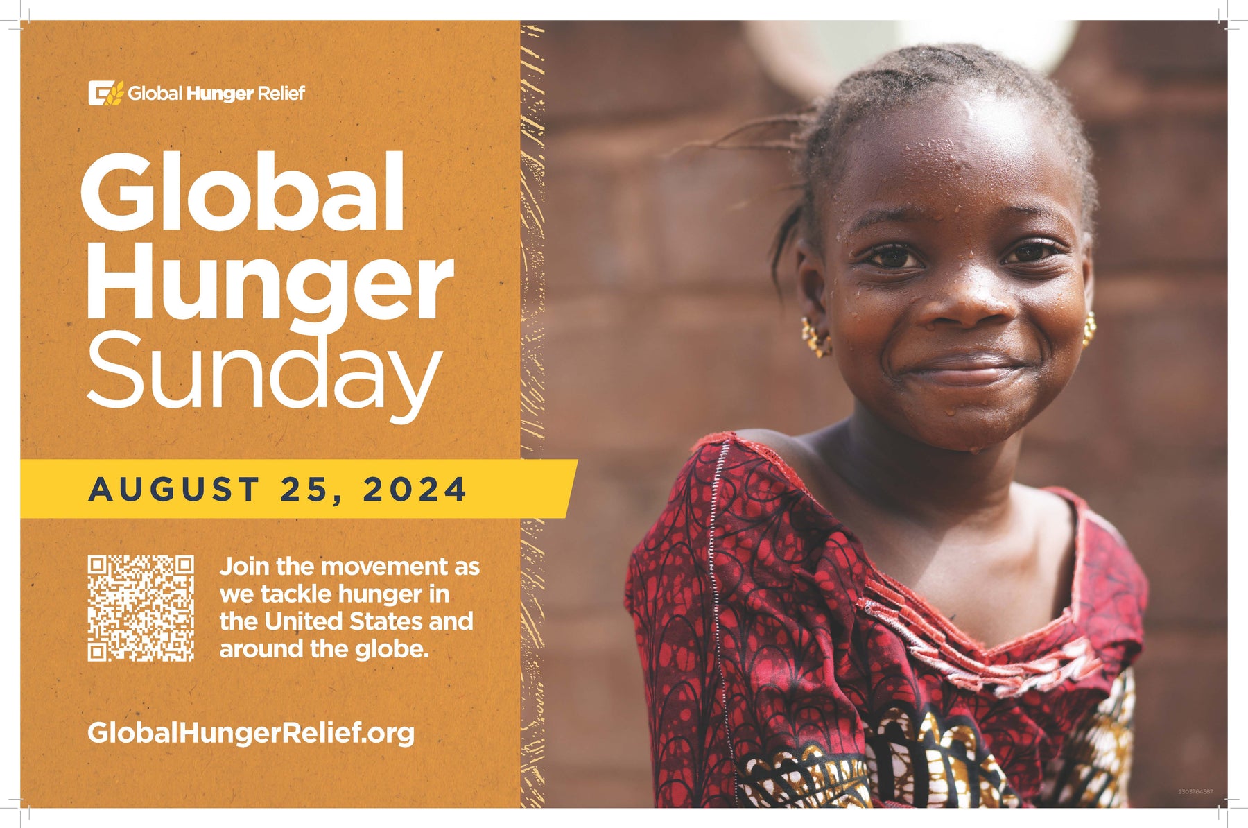 Global Hunger Sunday 2024 Poster Send Relief