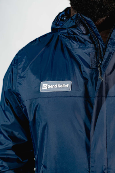 Send Relief Columbia Rain Jacket (Navy)